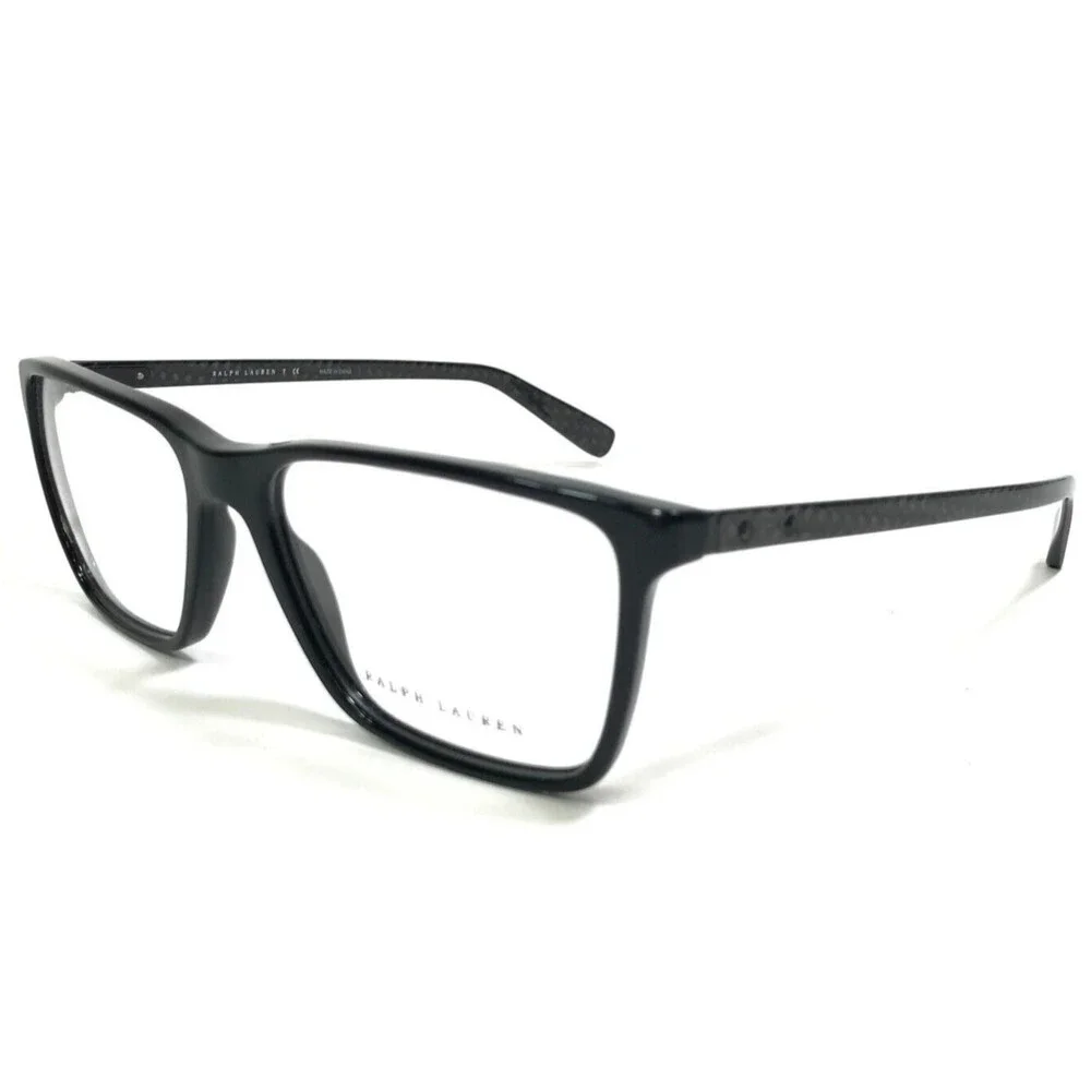 Ralph Lauren Eyeglasses Frames RL6163 5001 Black Gray Carbon Fiber 55-17-145